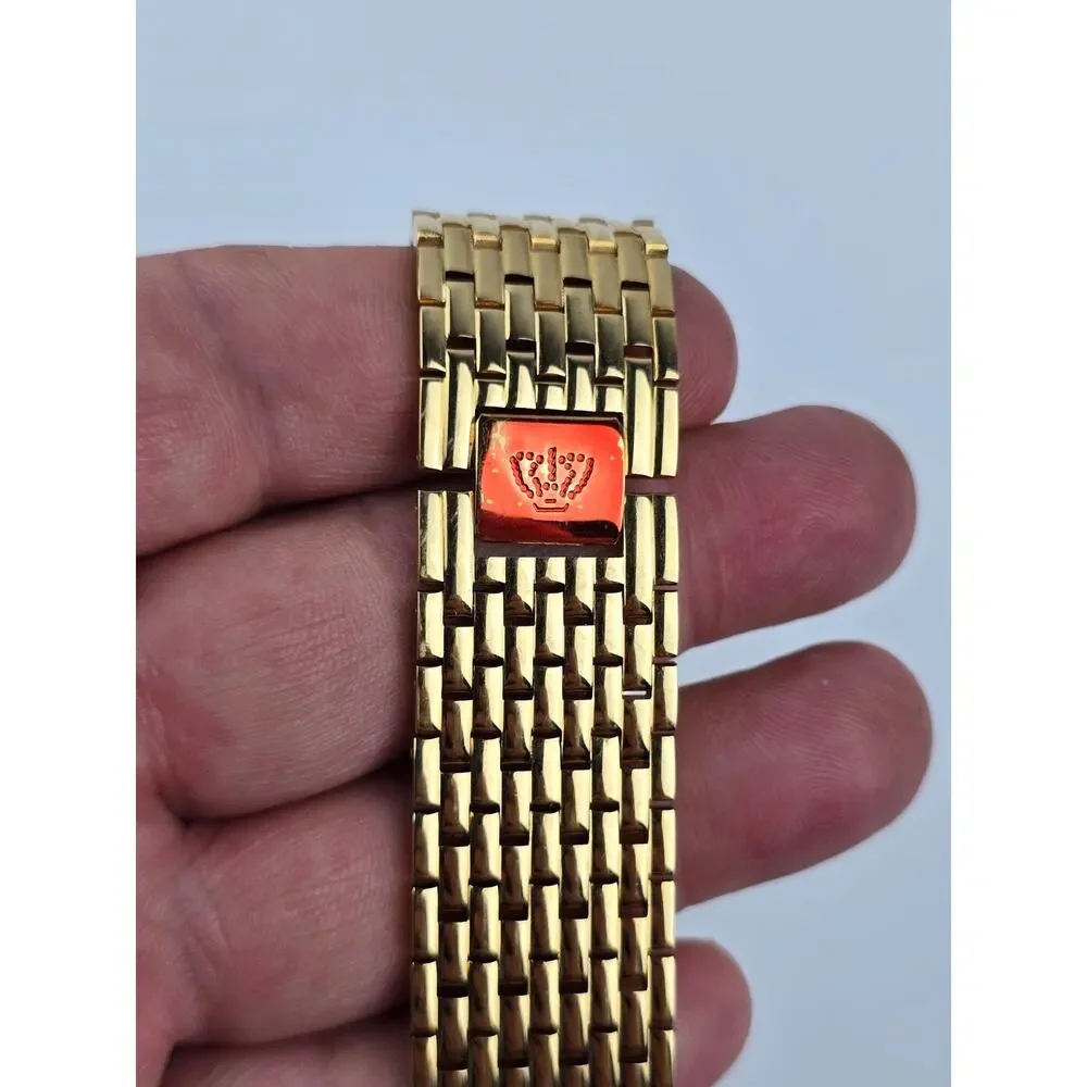 Vintage Jules Jurgensen 362 Women's Square gold tone quartz watch -new battery
